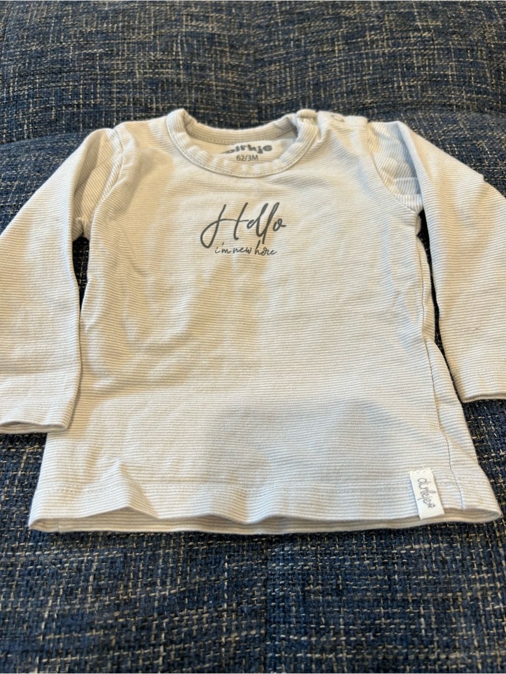 Dirkje Striped long Sleeve Tee Shirt Hello I’m New Here